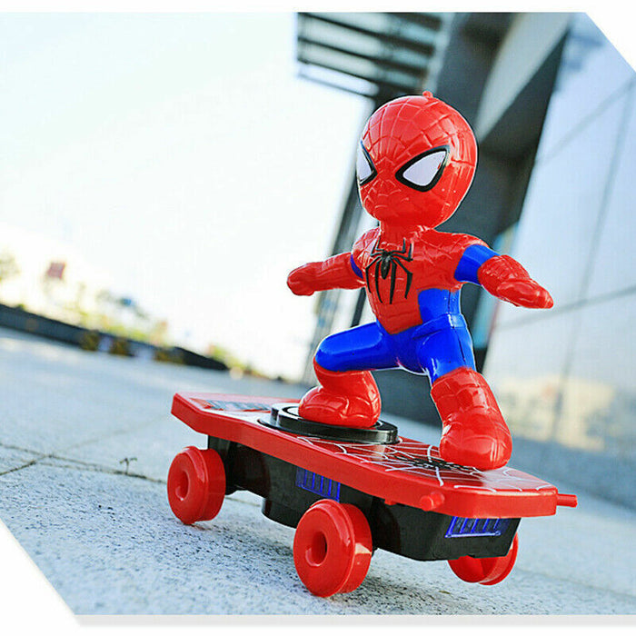 Spiderman Stunt Skateboard Toy
